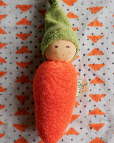 Carrot Rattle Doll