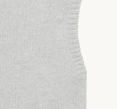 Knitted Balaclava, Light Grey