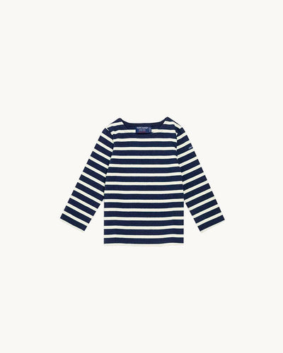 Sailor Striped T-Shirt, Blue & Cream