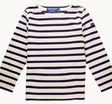 Sailor Striped T-Shirt, Cream & Blue