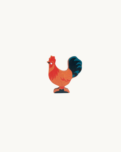 Wooden Animal Rooster