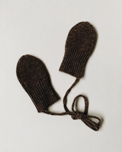 Cashmere Mittens in Hedge Brown from Studio Mini